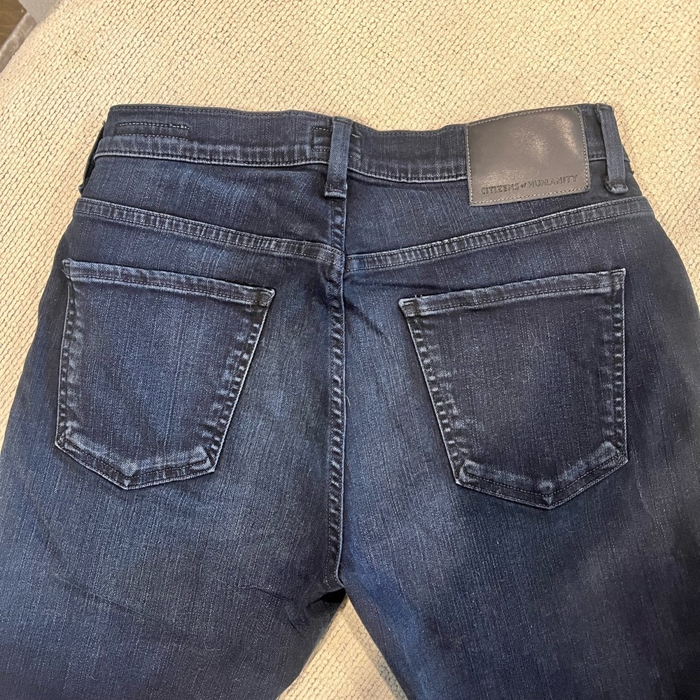 Citizen of Humanity-Gage Classic Straight Jeans- Color: Hyde/Dark Indigo - Picture 4 of 7